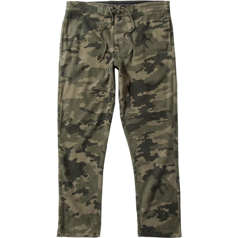 Vissla Eco-Zy Sofa Surfer Fleece Pants Kids Boys XL Green Camo NEW